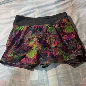 lululemon athletica Multicolor Floral Athletic Shorts